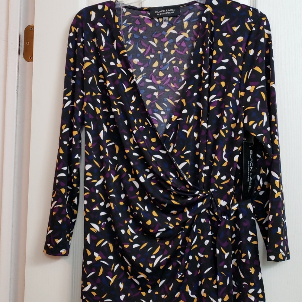 Evan Picone large womens 3/4 sleeve shirt